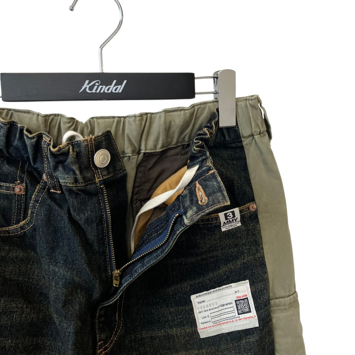 Front Back Combined Denim PantsデニムパンツA16PT022
