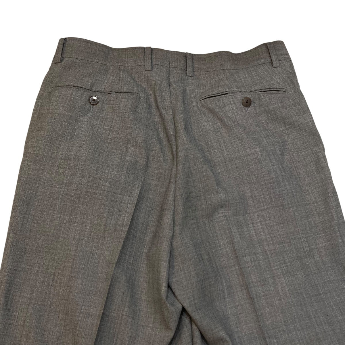 SUPER FINE TROPICAL WOOL SLACKS ウールスラックスパンツ A23SP04WT