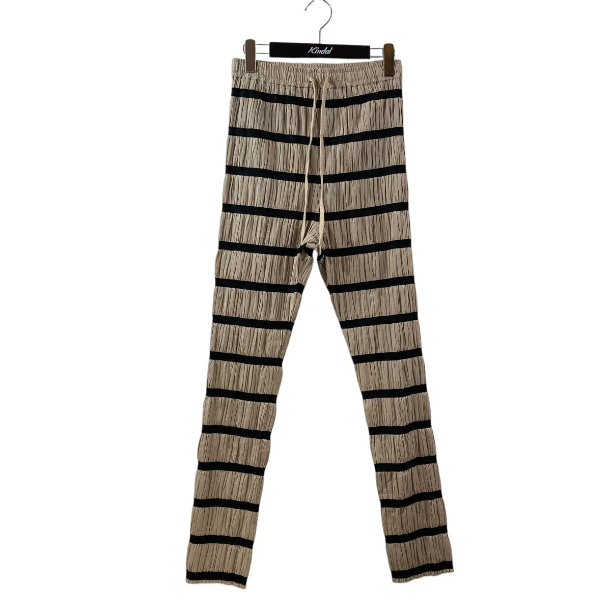 pelleq Shirring striped trousersイージーパンツPT0605-WS21 古着・中古-1枚目のアイテム画像