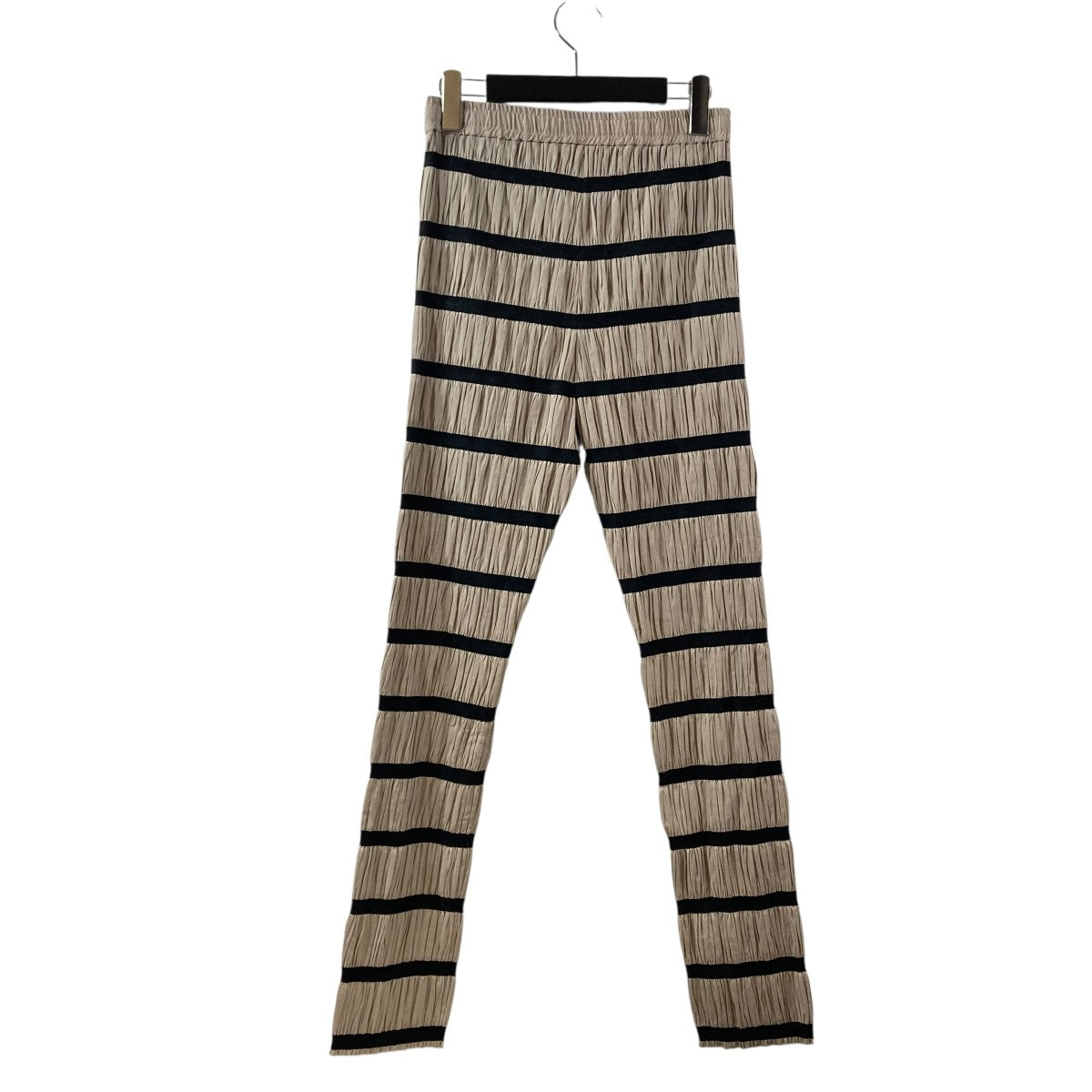pelleq Shirring striped trousersイージーパンツPT0605-WS21 古着・中古-2枚目のアイテム画像