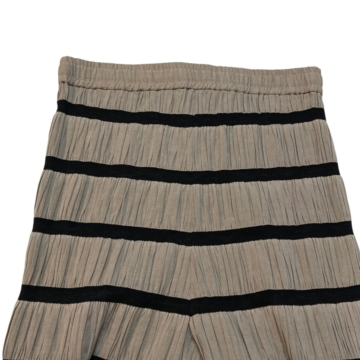pelleq Shirring striped trousersイージーパンツPT0605-WS21 古着・中古-5枚目のアイテム画像