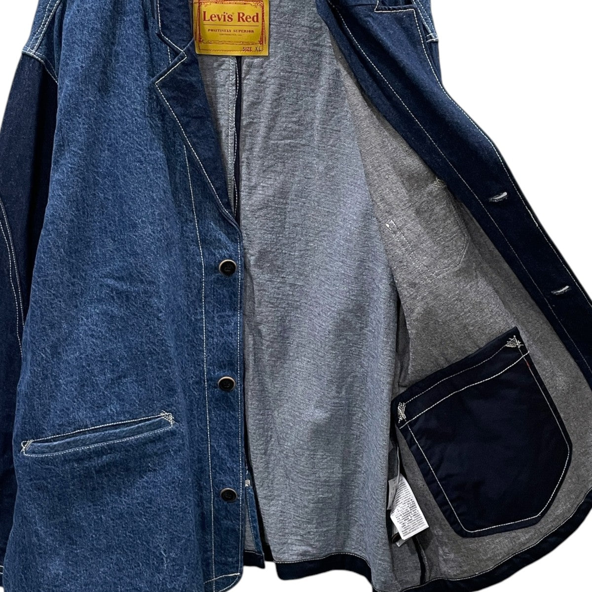21AW デニムカバーオール DENIM SACK COA デニムサックコート A1100-0000