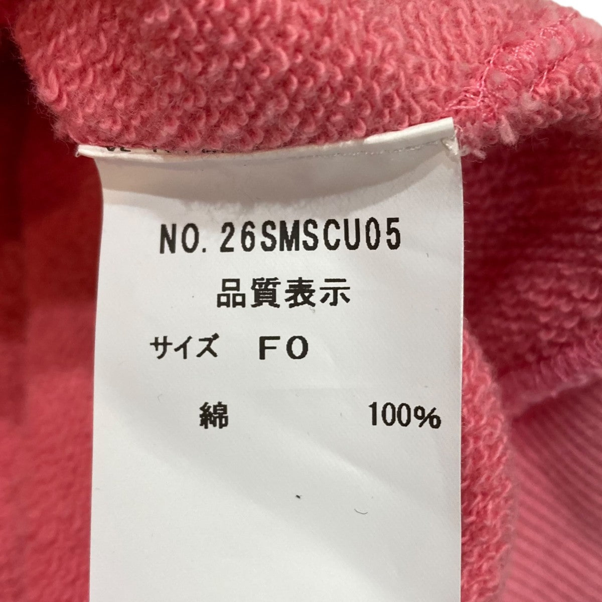 GARMENT DYED SWEATSHIRTスウェット トレーナー26SMSCU05