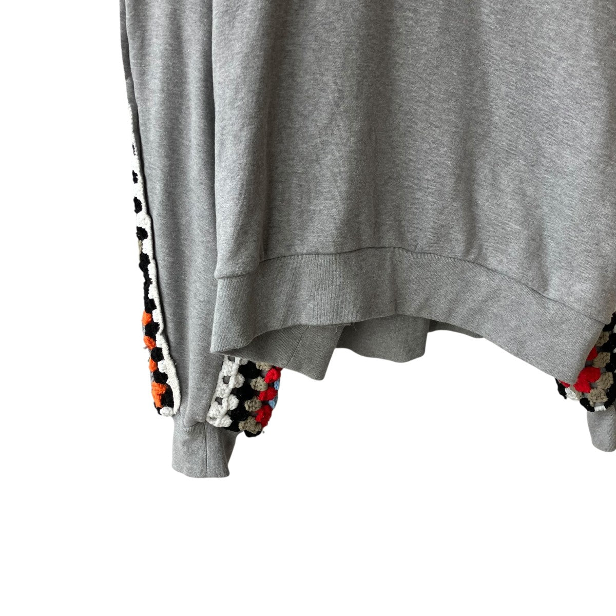 CROCHET SLEEVE SWEATトレーナーDC-AW24-CU-01