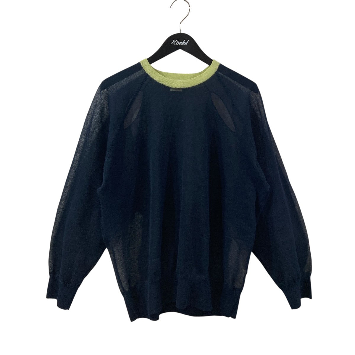 SHEER COLOR RIB PULLOVERニット8613-199-0221
