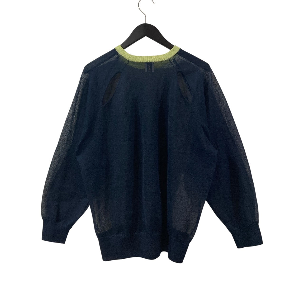 SHEER COLOR RIB PULLOVERニット8613-199-0221