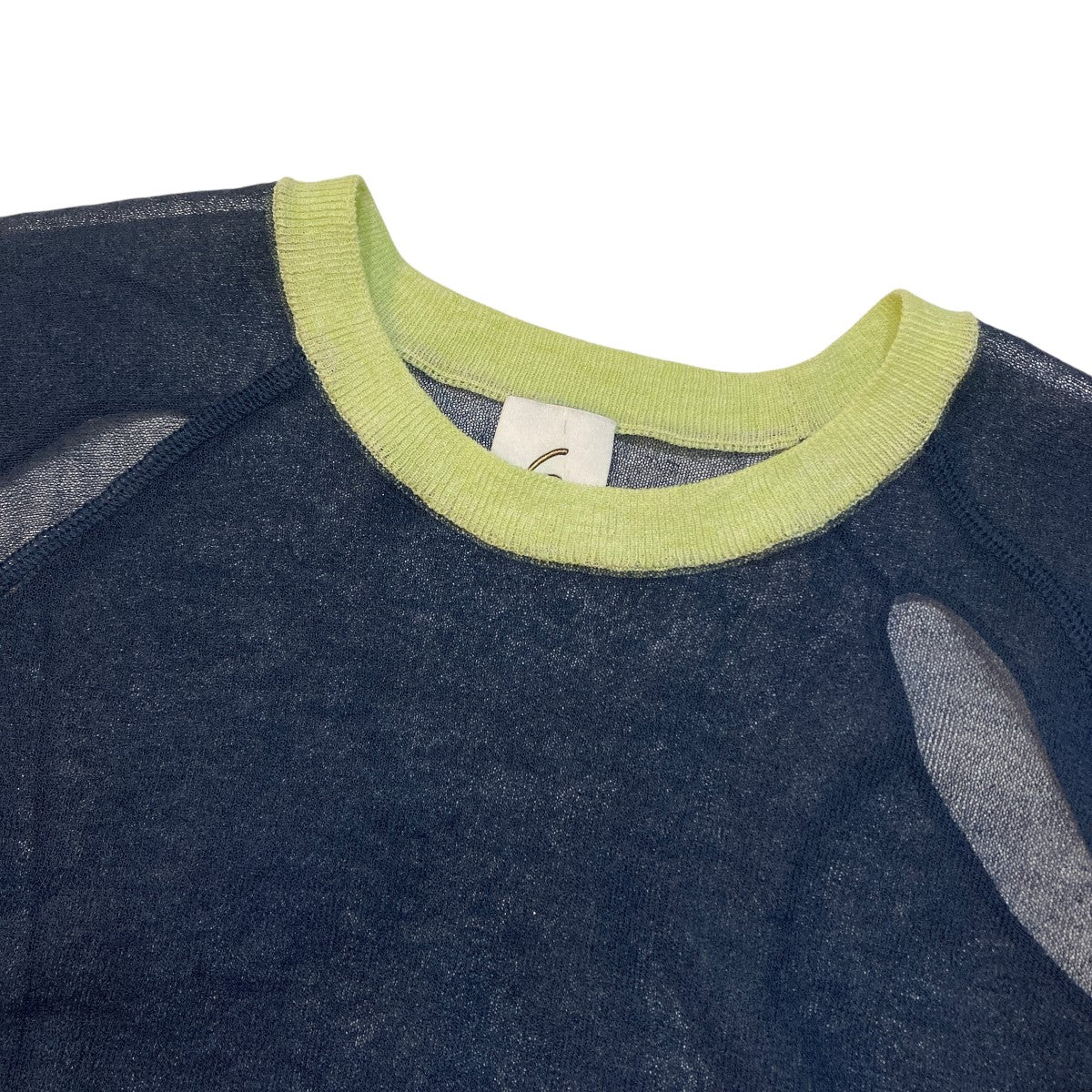 SHEER COLOR RIB PULLOVERニット8613-199-0221