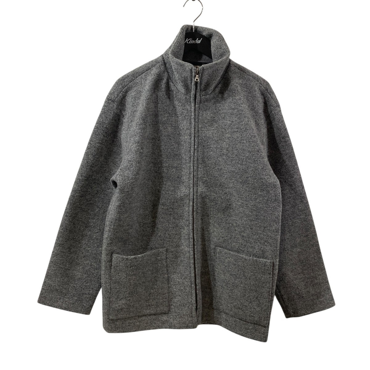 WOOL LING YARN MILLED JERSEY ZIP BLOUSONジップブルゾンA21AB01AT