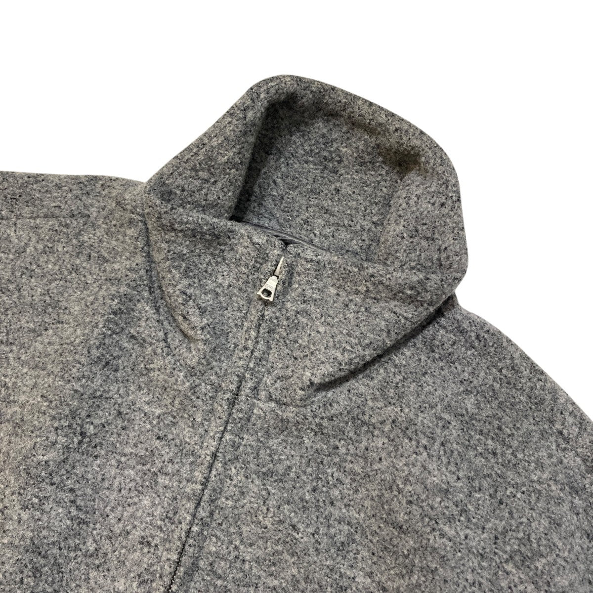 WOOL LING YARN MILLED JERSEY ZIP BLOUSONジップブルゾンA21AB01AT