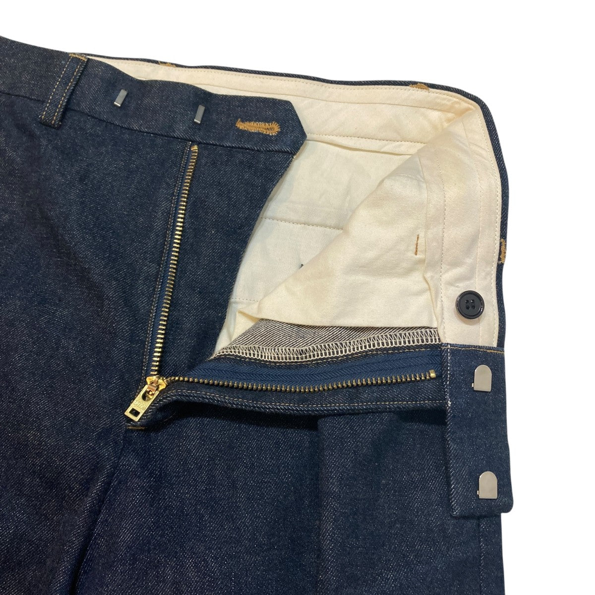 Flat Front Straight Trousers One WashデニムパンツT20C-17PT02C