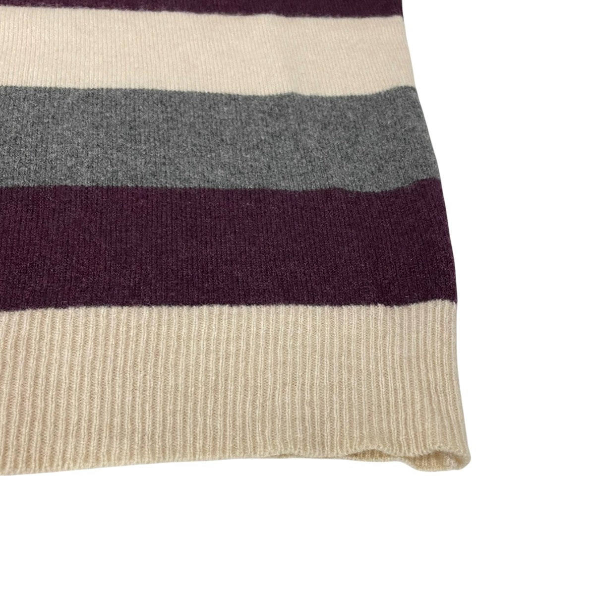 MAISON KITSUNE(メゾンキツネ) ボーダーニットFW14-MK-016-PU FW14-MK