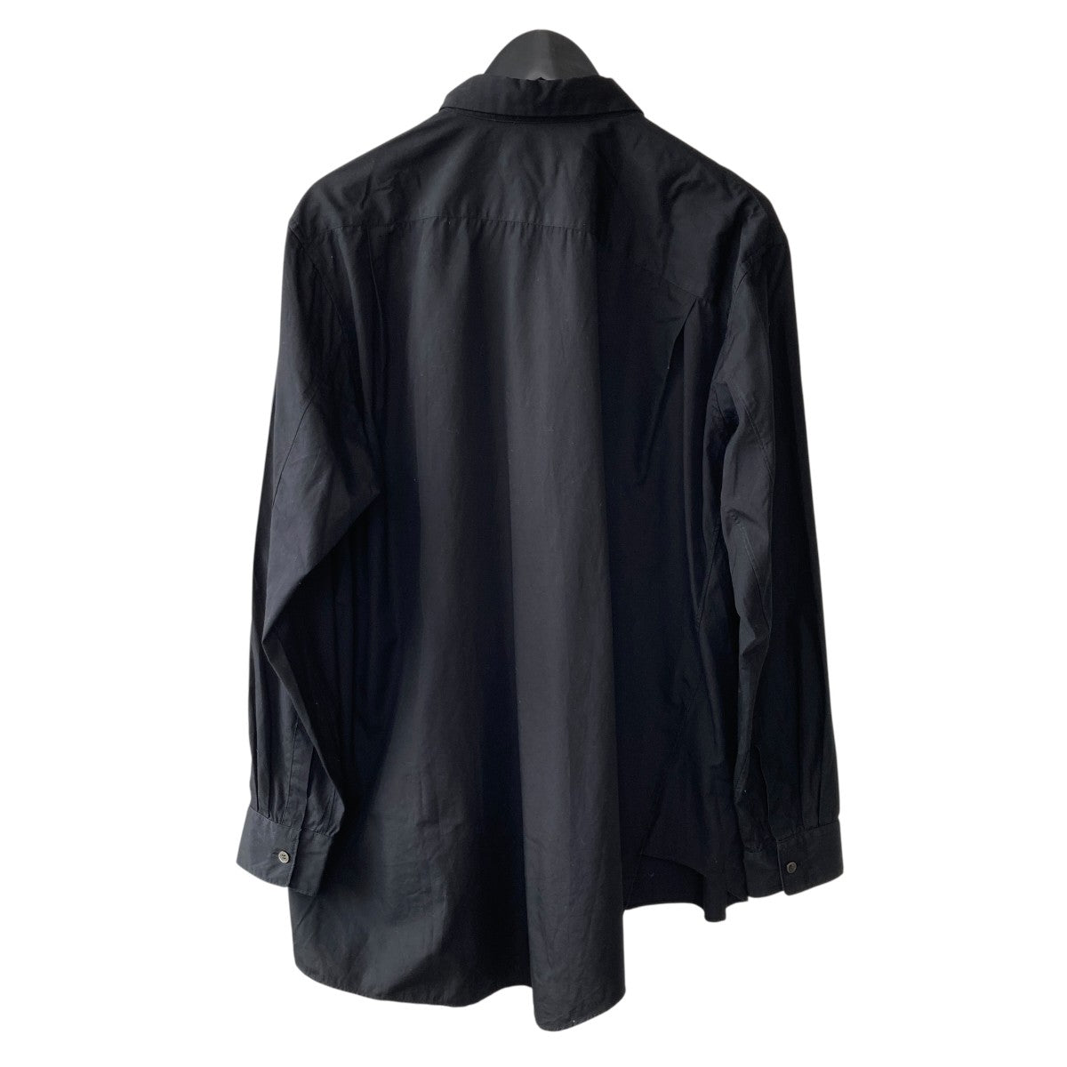 BLACK COMME des GARCONS 22AWアシンメトリー 長袖シャツ1J-B012 古着・中古-2枚目のアイテム画像