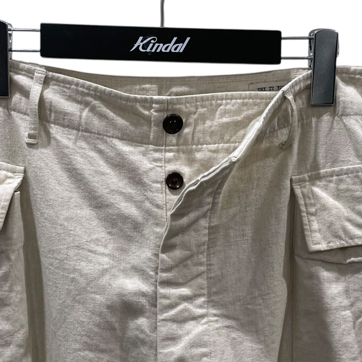 コットンリネン カーゴパンツ ダンガリー Cargo Pants Dungaree Cotton Linen カーゴパンツ