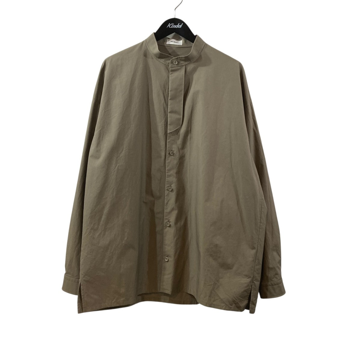 THE RERACS(ザリラクス) THE PLACKET SHIRTSバンドカラーシャツ23SS
