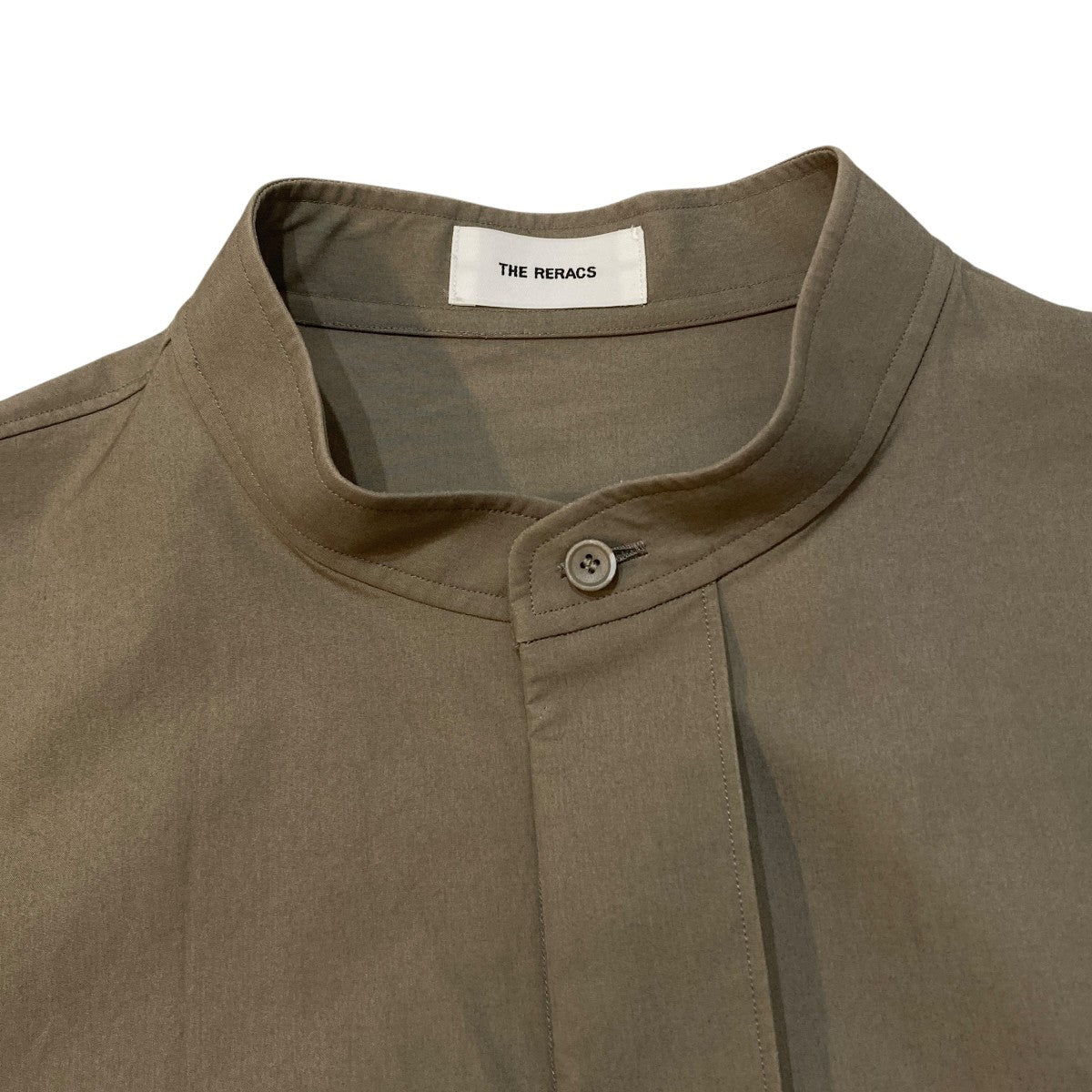 THE PLACKET SHIRTSバンドカラーシャツ23SS-REBL-336