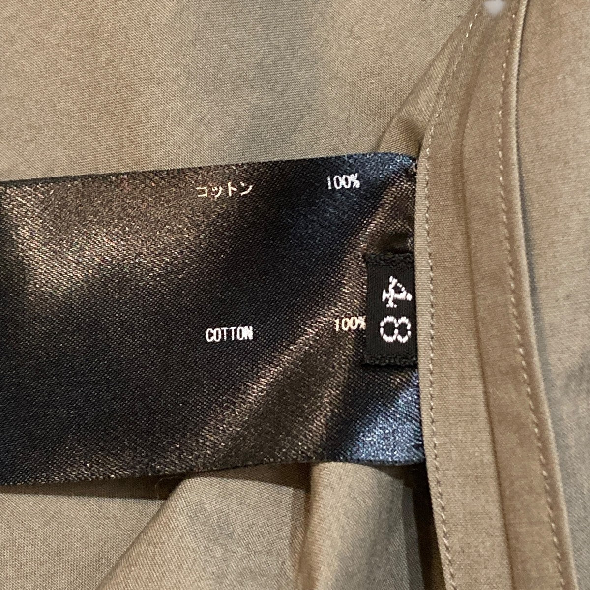 THE PLACKET SHIRTSバンドカラーシャツ23SS-REBL-336