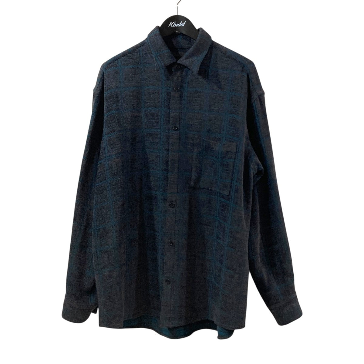 プレイドレギュラーカラーシャツ長袖シャツYK24FW0778SH