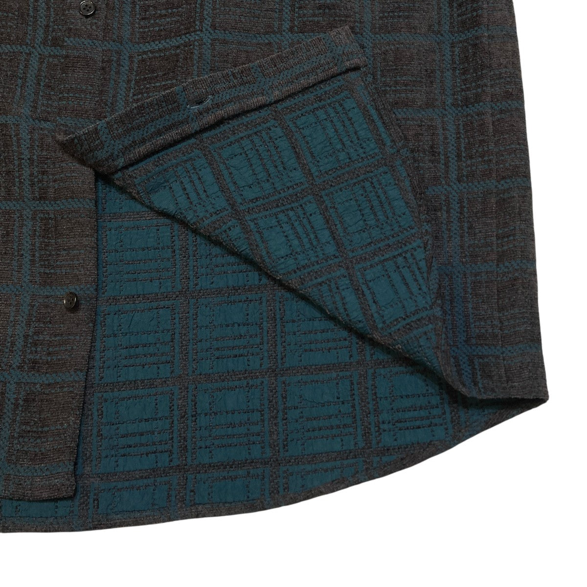 プレイドレギュラーカラーシャツ長袖シャツYK24FW0778SH