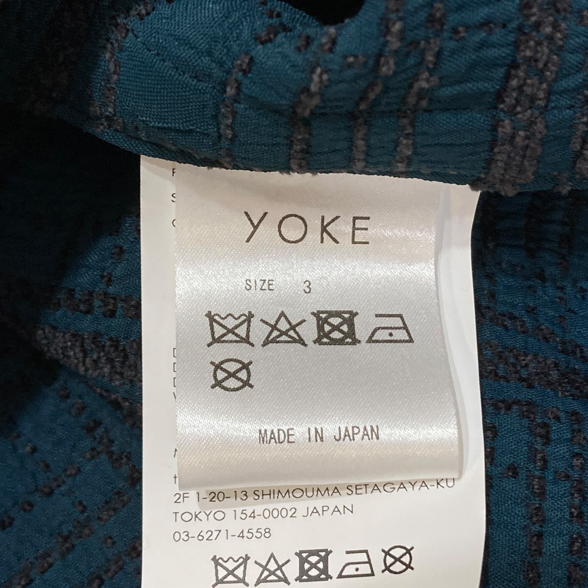 プレイドレギュラーカラーシャツ長袖シャツYK24FW0778SH