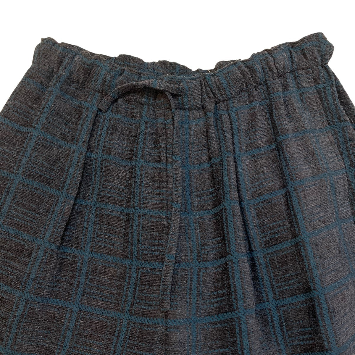 JACQUARD PLAID EASY PANTSイージーパンツYK24FW0779P