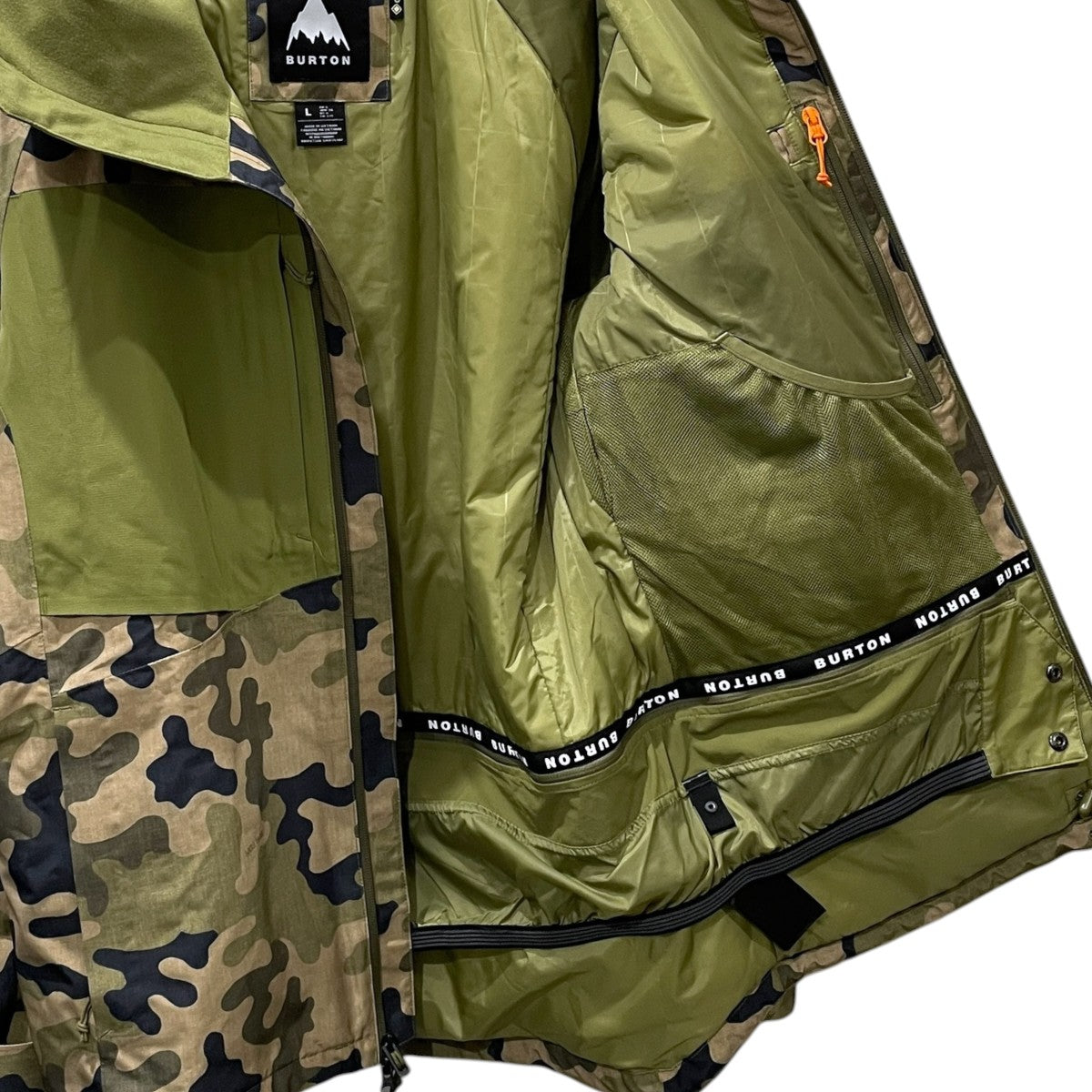 カモフラ柄中綿フーデッドジャケット GORE-TEX 2L Pillowline Jacket ゴアテックスツーレイヤーピローラインジャケット 22813