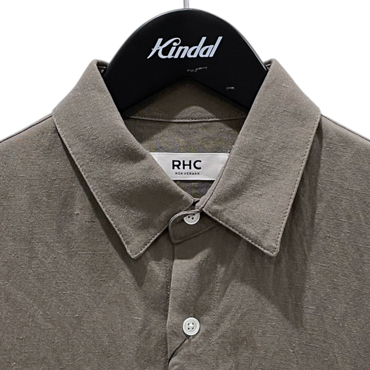 24SS リネンレーヨン半袖シャツ Linen Short Sleeve Shirt リネンショートスリーブシャツ 4320700241