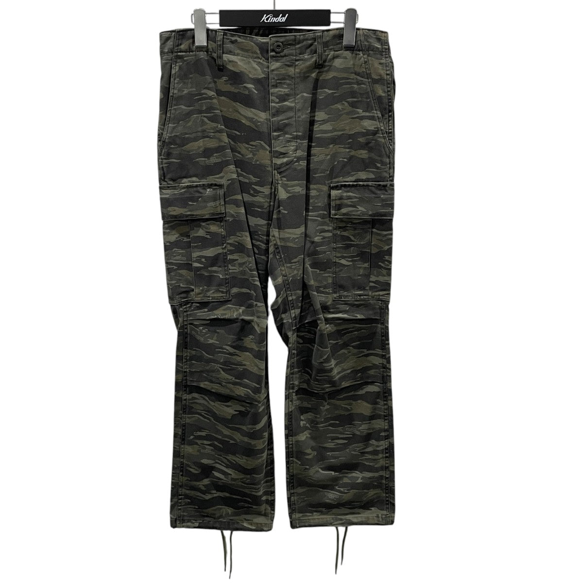 26SS タイガーカモ柄カーゴパンツ Satin-Back Cargo Pants サテンバック カーゴパンツ 4320600110