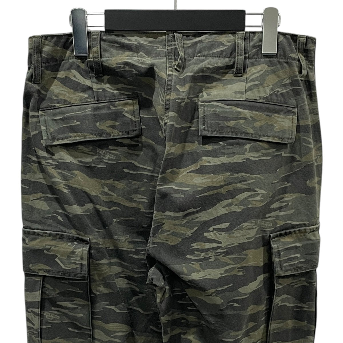 26SS タイガーカモ柄カーゴパンツ Satin-Back Cargo Pants サテンバック カーゴパンツ 4320600110