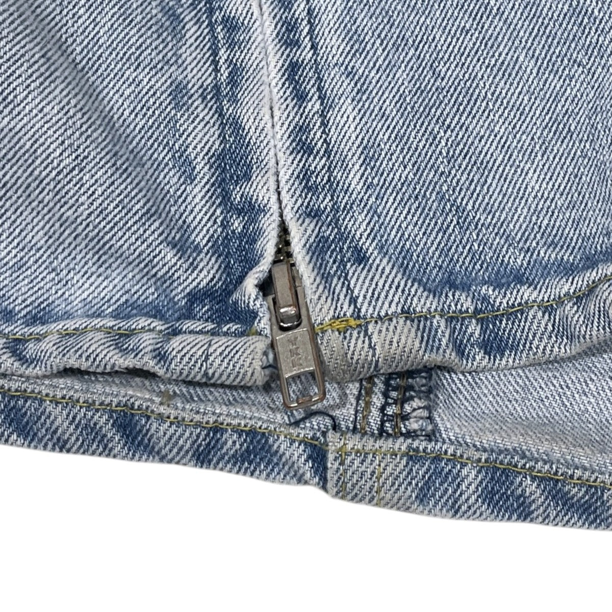 EDWIN×ETRE TOKYO 22AW サスペンダー付き裾ジップロングデニムスカート