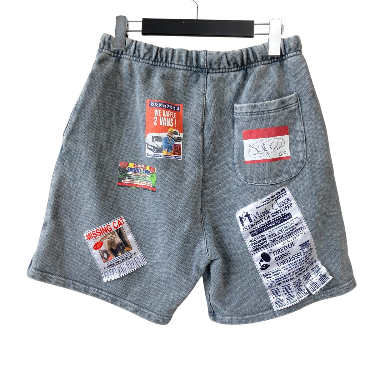 SSSTUFF スウェットハーフパンツ 古着・中古-2枚目のアイテム画像