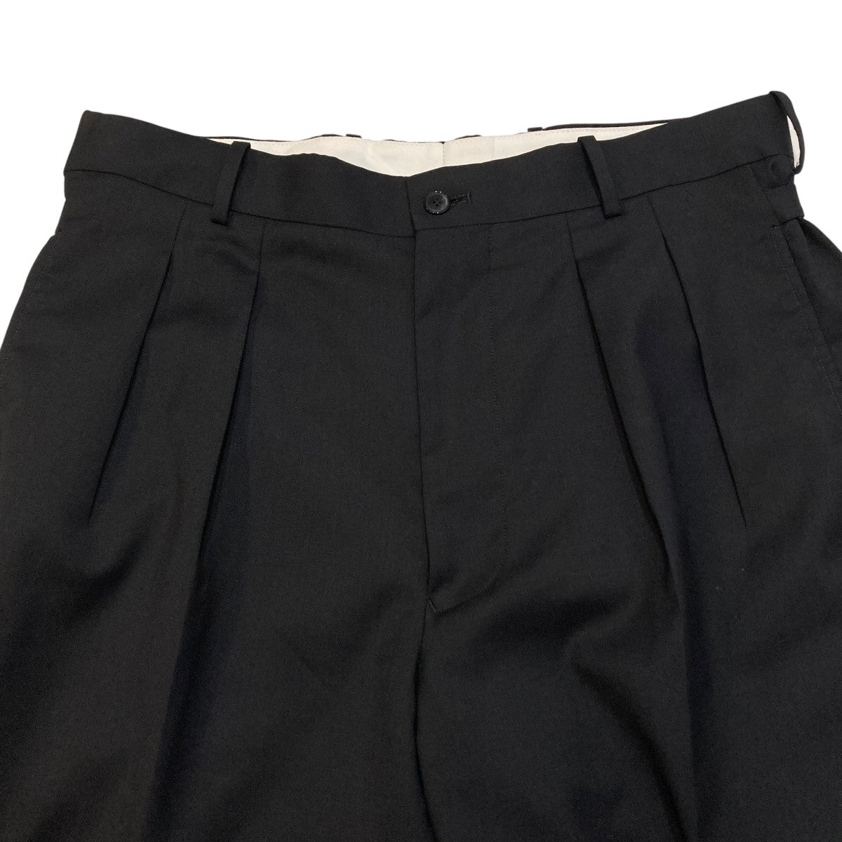 EX．FOREVER SLACKS WOOL SILKスラックスMTLI5103-0203