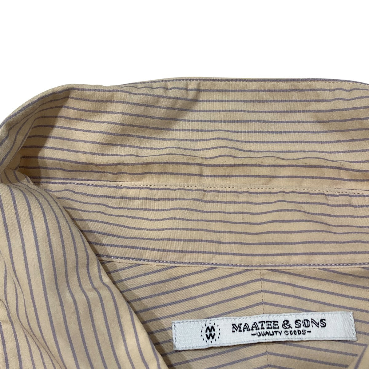 ELIZABETH REGULAR COLLAR SHIRTSストライプストライプシャツMT3103-0601C