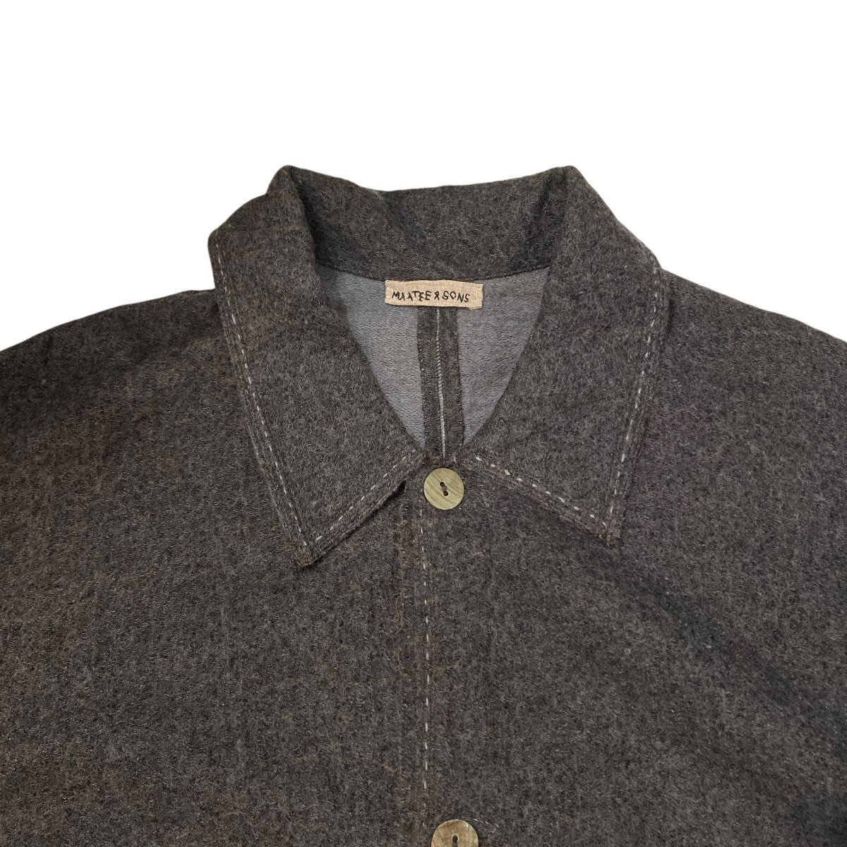 GUPTA Wool W Face Coverall CHACOALニットシャツMT5303-0606
