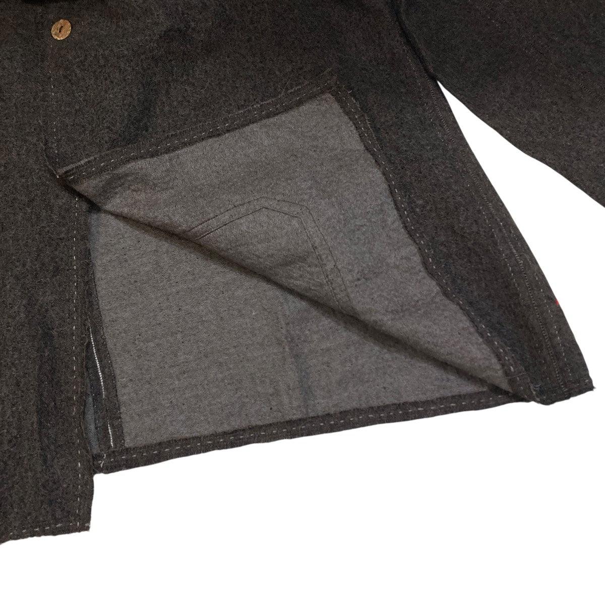 GUPTA Wool W Face Coverall CHACOALニットシャツMT5303-0606