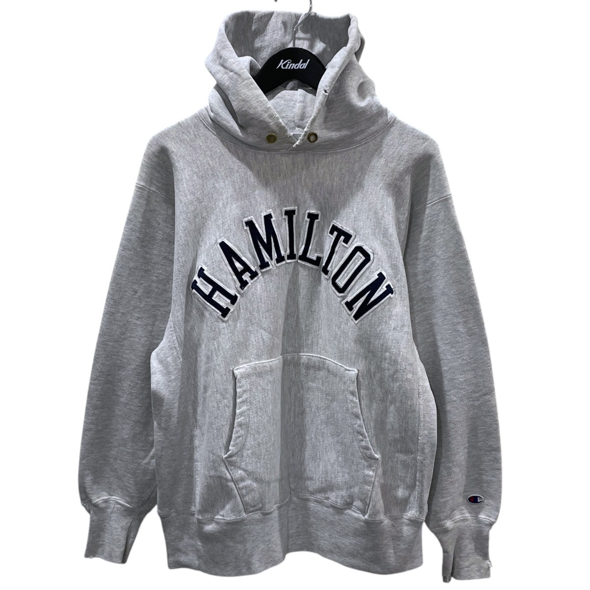 90s カレッジプルオーバーパーカー HAMILTON ハミルトン大学 REVERSE WEAVE リバースウィーブ