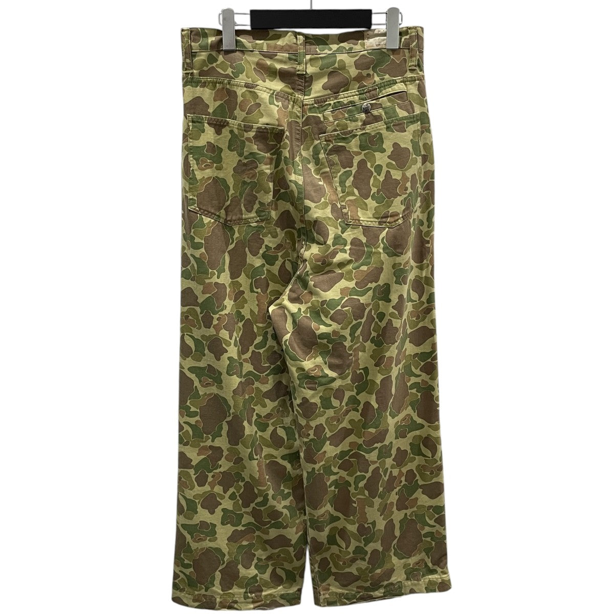 24SS ハンターカモフラージュ ヘリボーン ポートバギーパンツ Hunter Camouflage Herringbone Port Baggy Pants K2403LP037