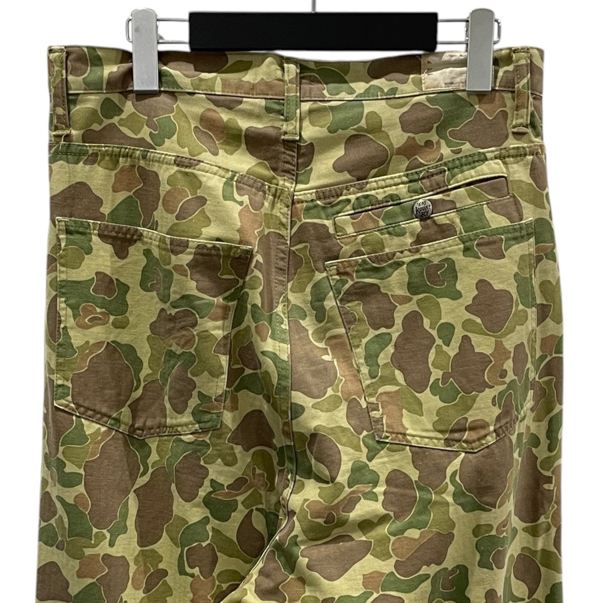24SS ハンターカモフラージュ ヘリボーン ポートバギーパンツ Hunter Camouflage Herringbone Port Baggy Pants K2403LP037