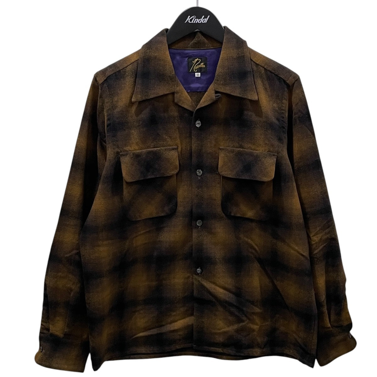 25AW オンブレチェック柄オープンカラーシャツ Classic Shirt - Wool Ombre Plaid クラシックシャツ ウール オンブレ プレイド RW269