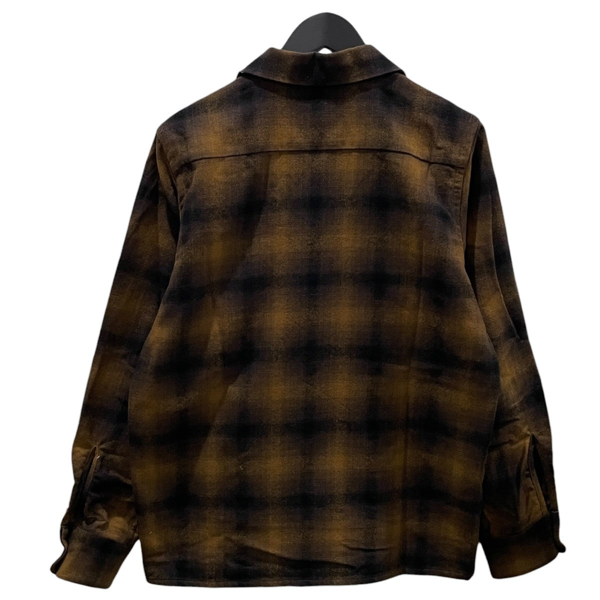 25AW オンブレチェック柄オープンカラーシャツ Classic Shirt - Wool Ombre Plaid クラシックシャツ ウール オンブレ プレイド RW269