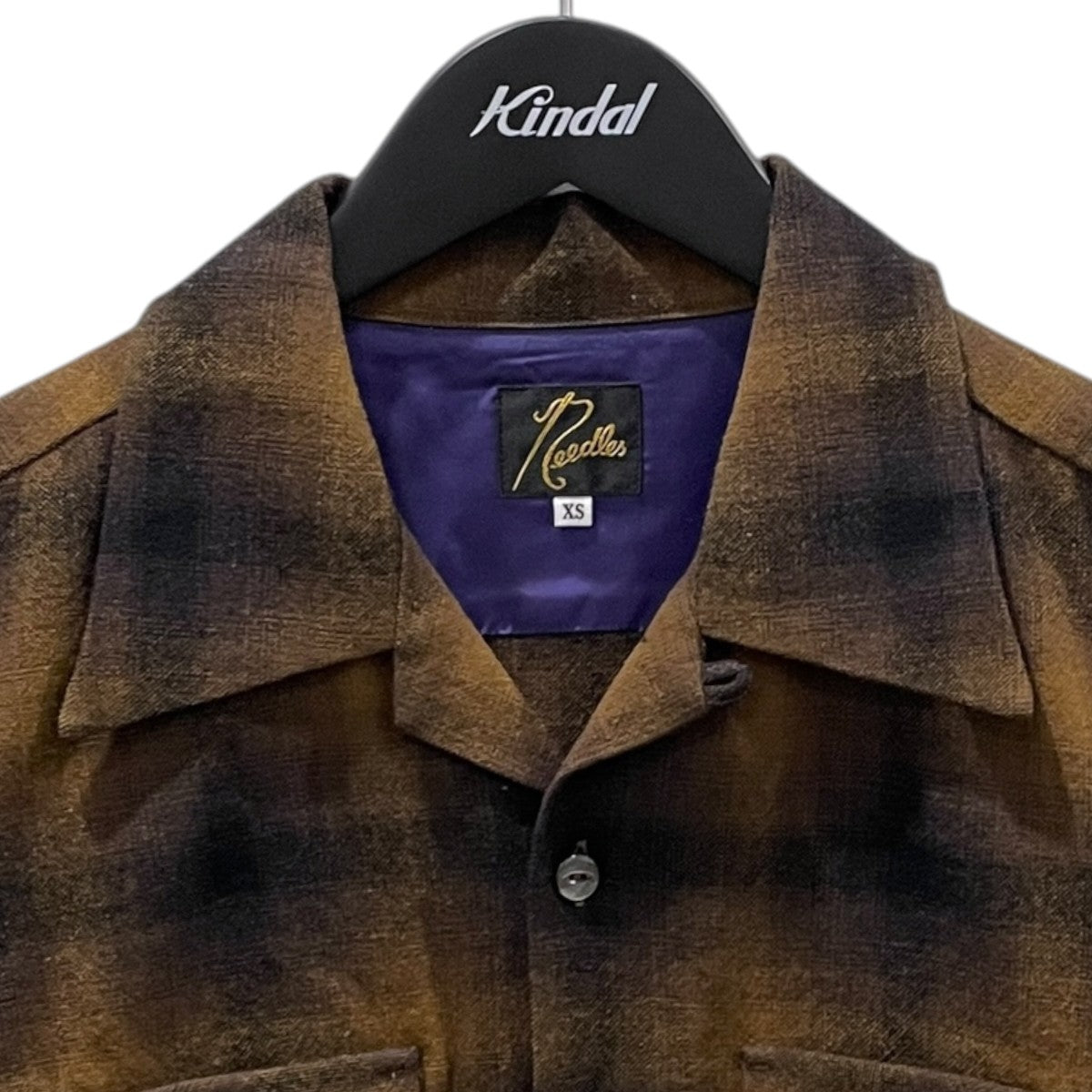 25AW オンブレチェック柄オープンカラーシャツ Classic Shirt - Wool Ombre Plaid クラシックシャツ ウール オンブレ プレイド RW269