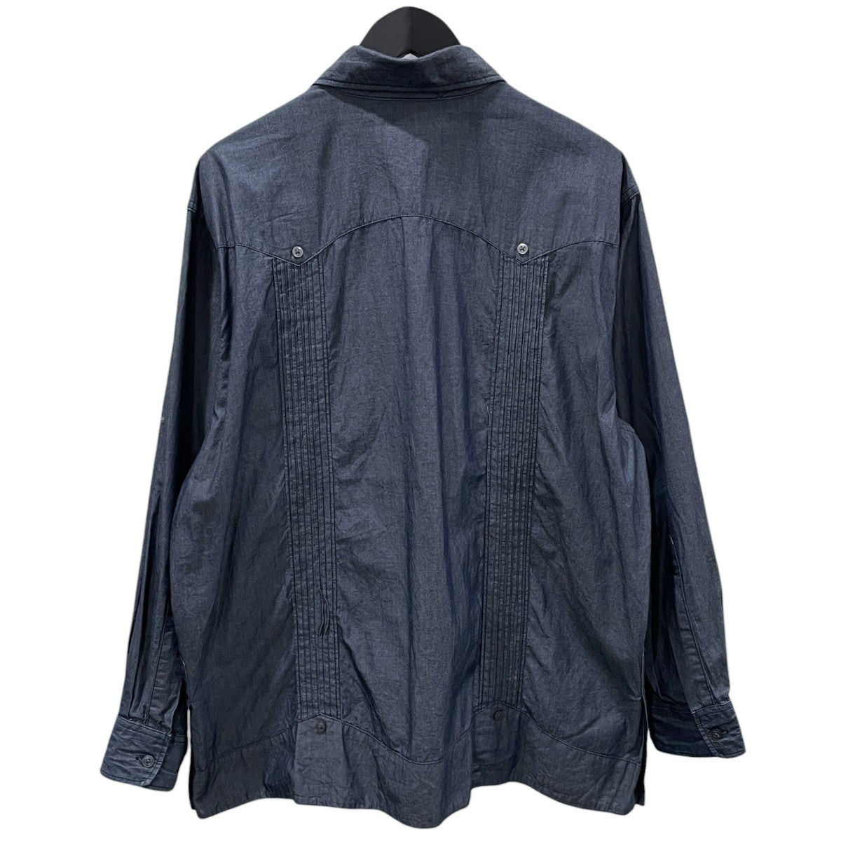 25SS 長袖シャツ Guayabera Shirt - Cotton Chambray グアヤベラ シャツ コットンシャンブレー