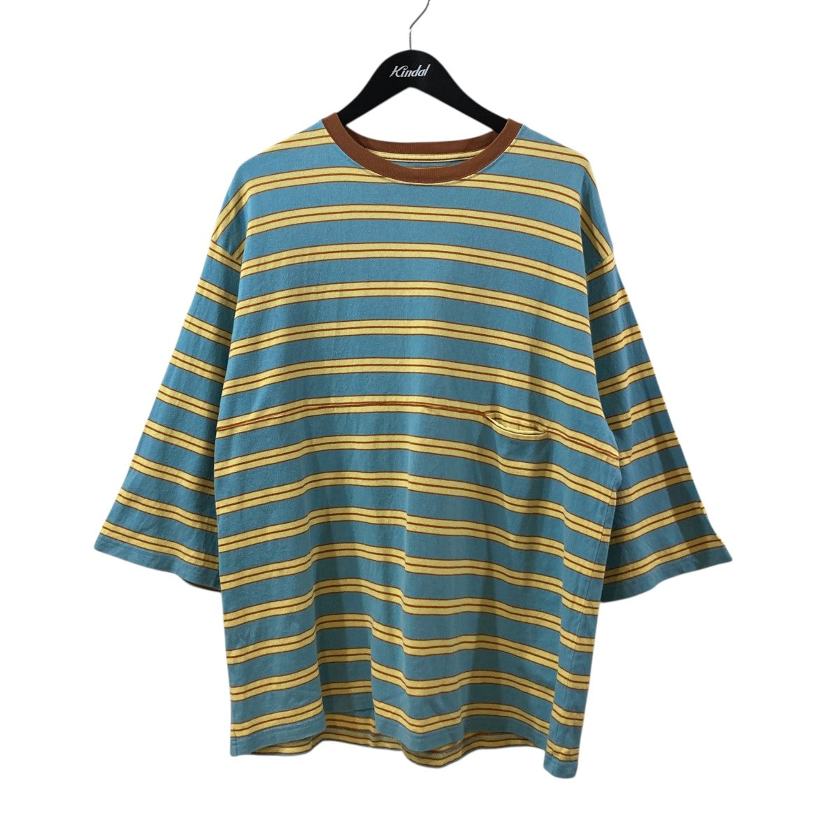 Yururi Tee 3／4 Boderボーダー7分袖TシャツE-23511