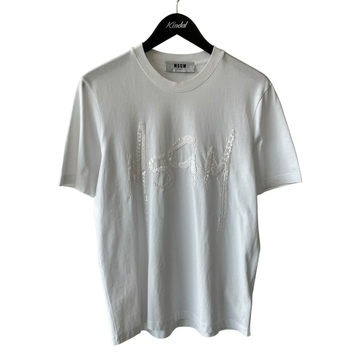 スパンコールロゴ半袖Tシャツ2543MDM66