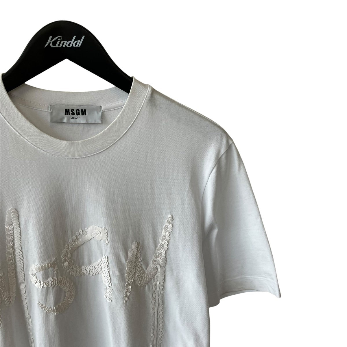 スパンコールロゴ半袖Tシャツ2543MDM66