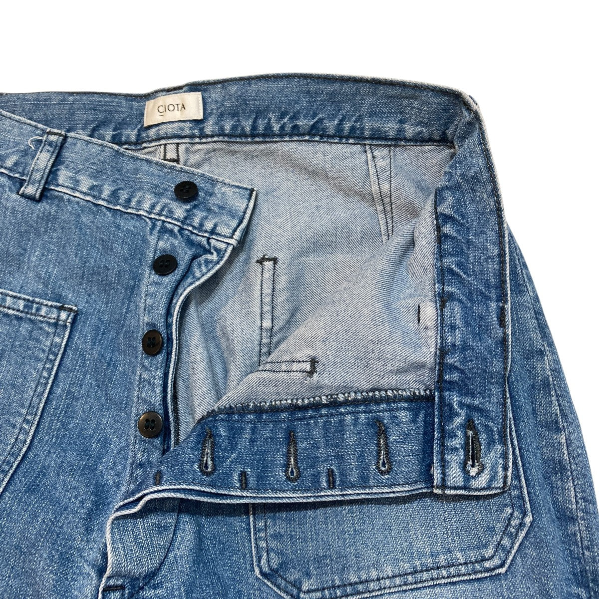 CIOTA(シオタ) Denim Sailor PantsデニムパンツNPTL-7MR-11.5 NPTL-7MR