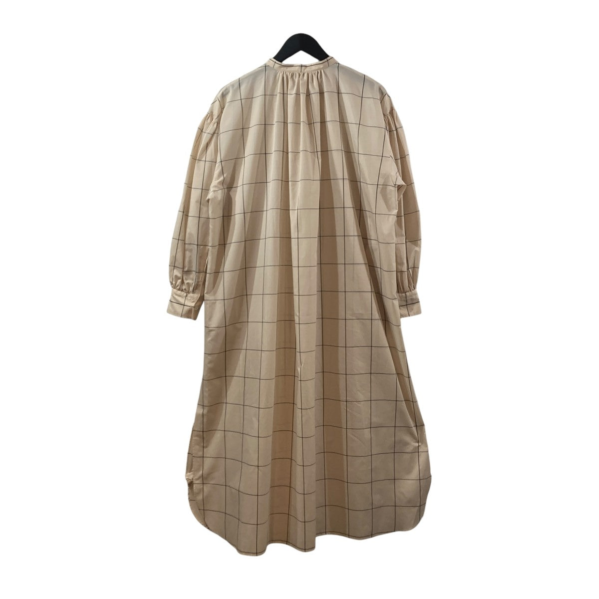 PLAID GATHERED DRESSシャツワンピース221-16128 008