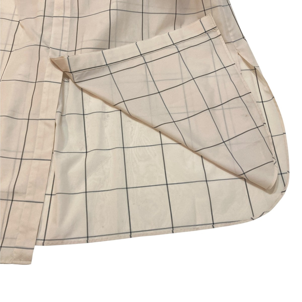 PLAID GATHERED DRESSシャツワンピース221-16128 008