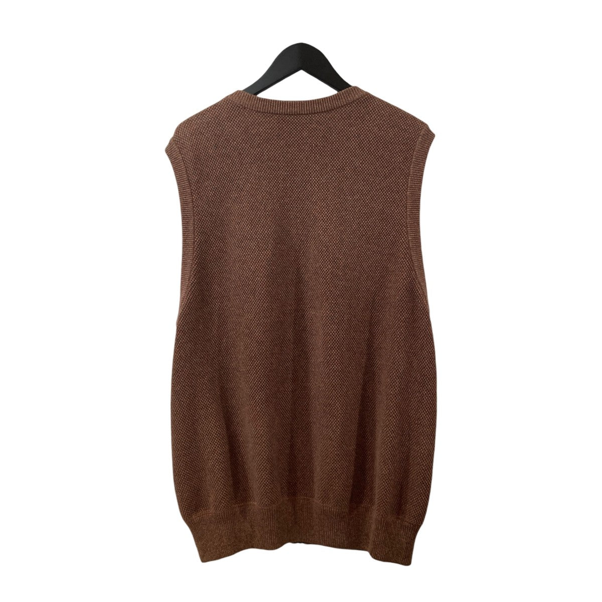 crepuscule(クレプスキュール) Moss Stitch Zip Vestベスト2201-003