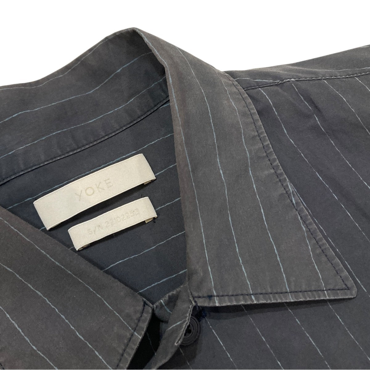 HAND STRIPE PRINT SHIRT半袖シャツYK22SS0327SH
