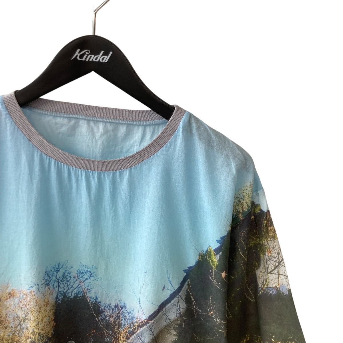 Holiday steel panorama print Tee半袖Tシャツ5294